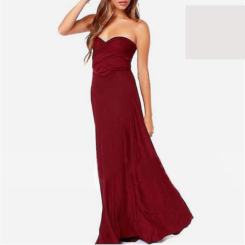 Women’s Evening Way Wrap Brides Formal Maxi *chyi | Fruugo SG