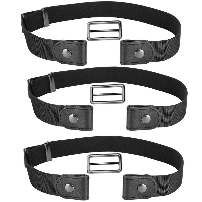 3 Set Elastic Belt Fashion Stretch with Buckle Clothing Accessories for Woman Man | Fruugo SG