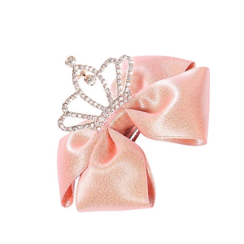 Big Bowknot Hairpin Three Dimensional Bow Hairpin Crown for Kids Pink Color Party 1Pack | Fruugo SG