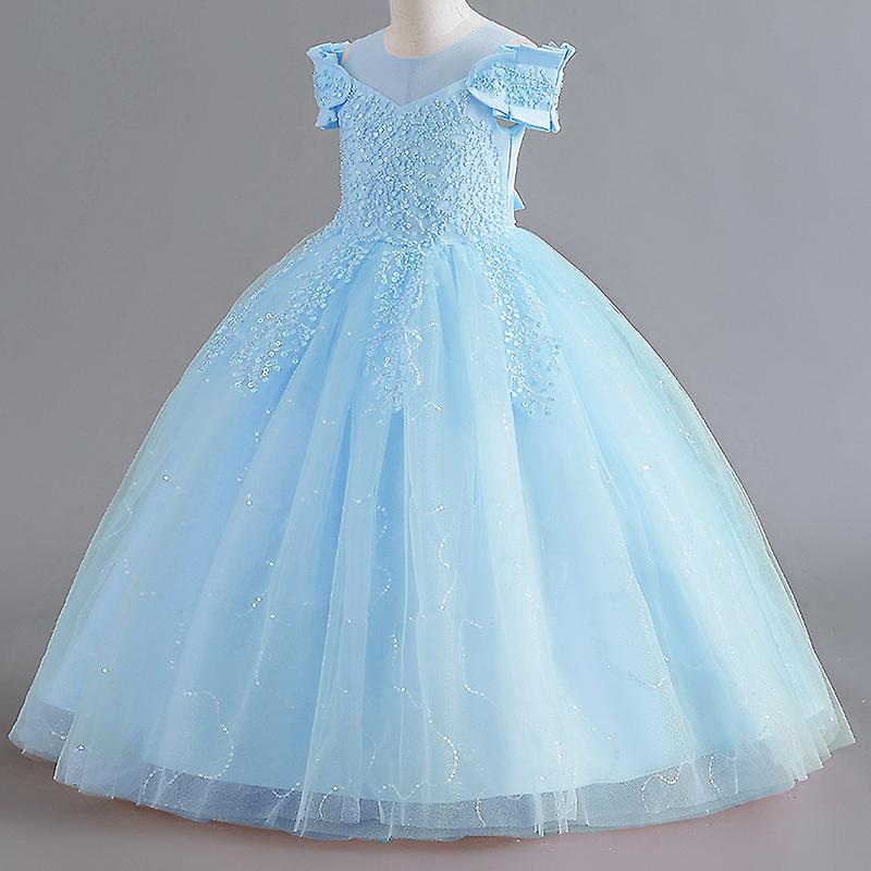 Flower Girl Lace Dress Pageant Kids Wedding Christmas Holiday Party Dresses | Fruugo SG