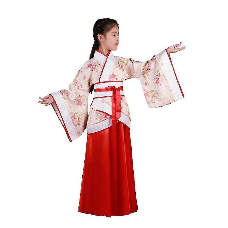 Girls Traditional Chinese Hanfu Dress for Performance Party Festival Costume Daily Wear | Fruugo SG