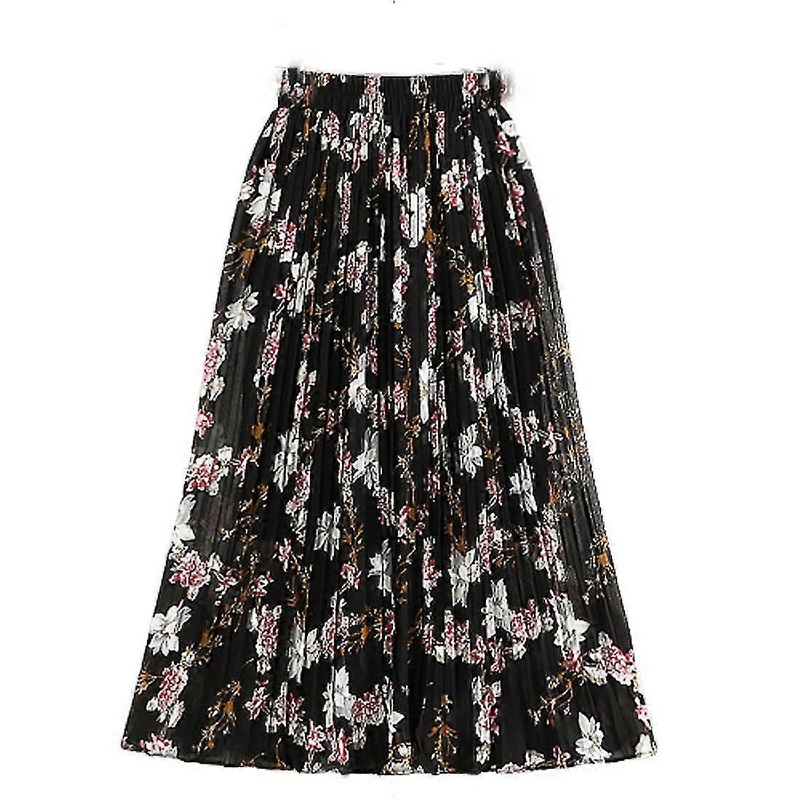 Women’s Chiffon Ruffle Printed Long | Fruugo SG