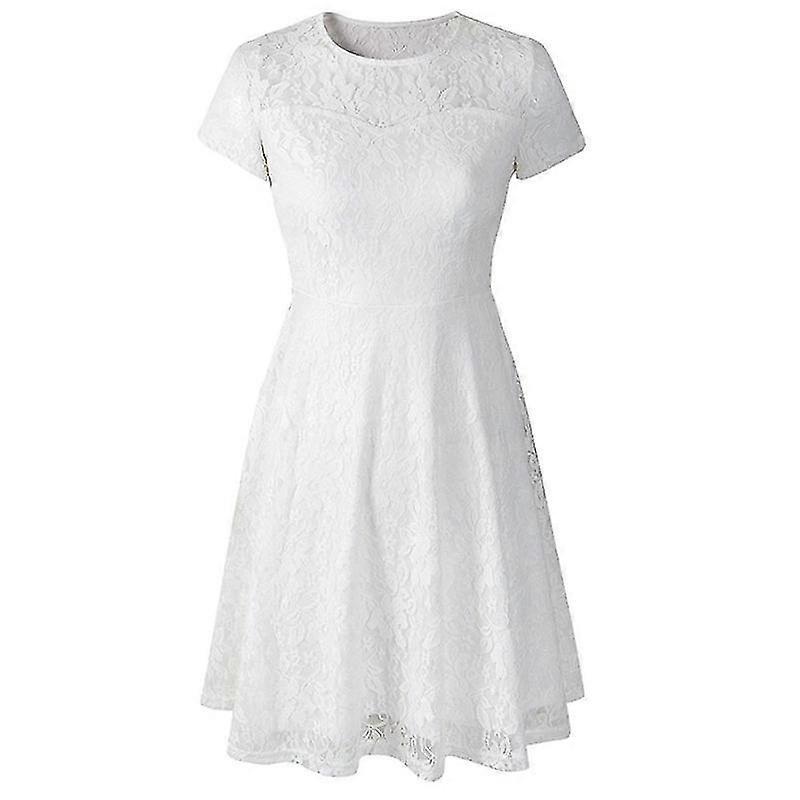 Women’s Retro Floral Lace Slim Evening Cocktail Mini Dress | Fruugo SG