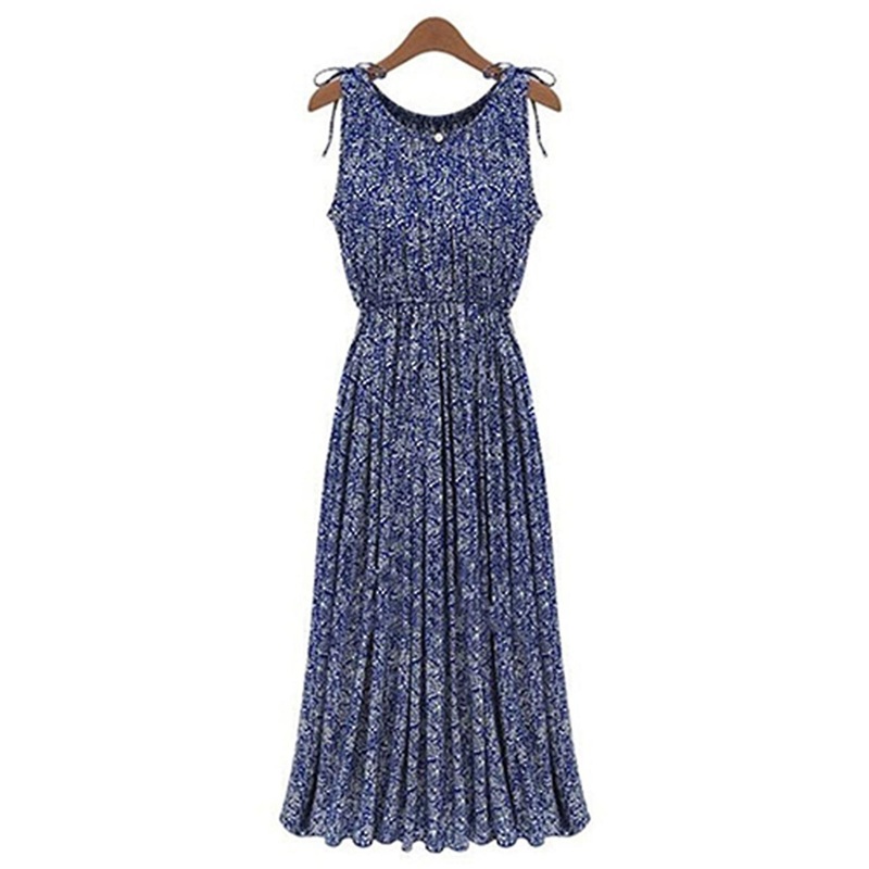 Dress Durable Sleeveless Cotton Blend Summer Floral Sleeveless Dresses for Evening Party | Fruugo SG