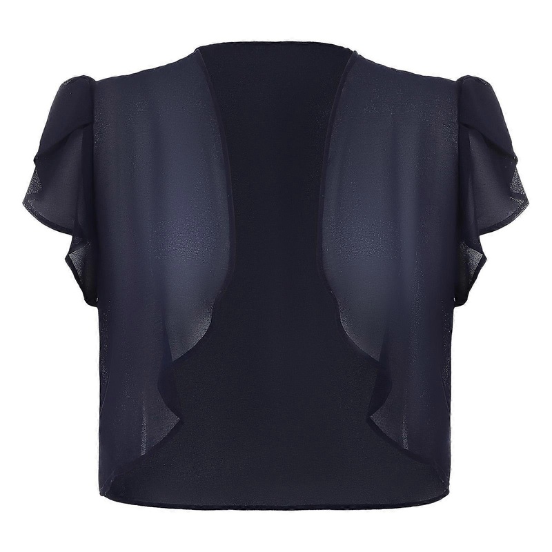 Dressy Shrug Shrugs For Dresses Summer Styling Open Front Dark Blue 1Set | Fruugo SG