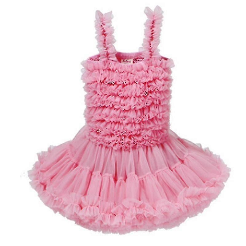 Girl Party Dress Tutu Suspenders Kids Dresses Cute Fancy Wedding Princess Vestido Birthday Bridesmaid Costume 18m To 7 Years | Fruugo SG