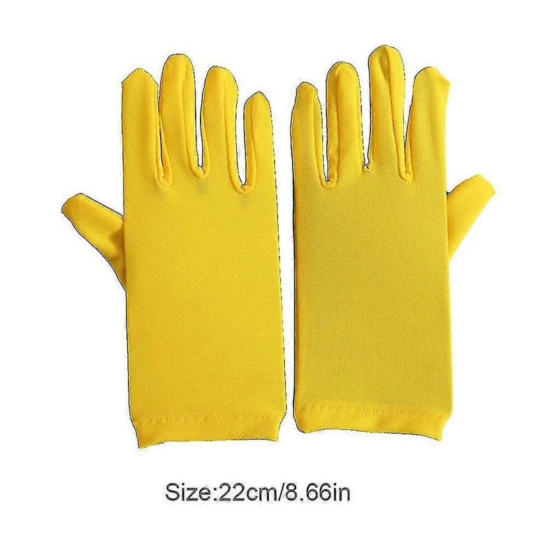 Spandex Glove For Women Hand Wears Thermal Hands Accessories Short Multicolor Milk Dress Ladies Sunscreen Thin For Evening Party | Fruugo SG