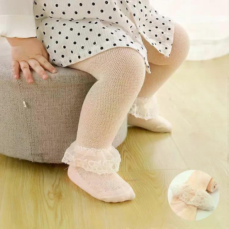 Girl’s Lace Mesh Pantyhose-Breathable Thin Tights for Spring/Autumn,18/20 Orange Orange Lace,18/20 | Fruugo SG