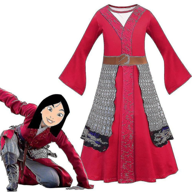 Mulan     Kids Girls Flare Sleeve Fancy Dress Carnival Costume | Fruugo SG