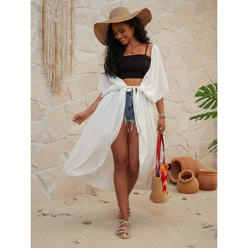 Rayon Beach Cover-up Bohemian Dress Vacation | Fruugo SG