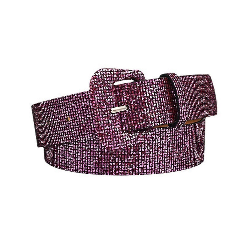 Women Waist Belt Shining Sequin Vintage Buckle Adjustable Match Clothes Small Holes Anti-break Women | Fruugo SG