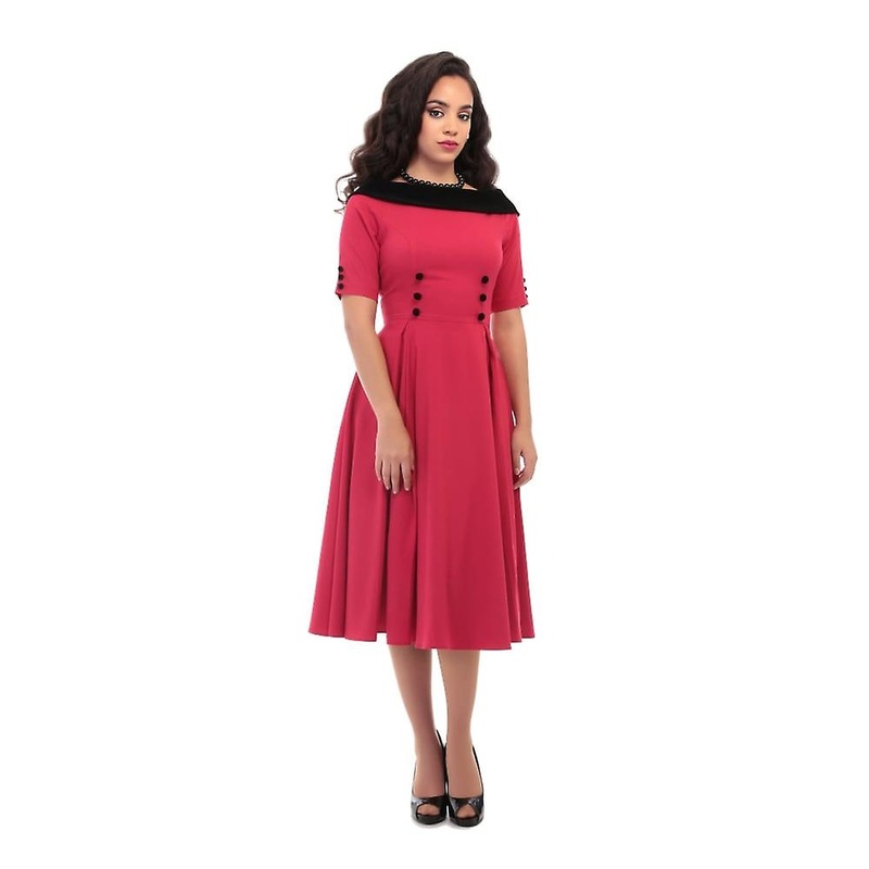 Collectif Vintage Women’s Carrera Swing Dress | Fruugo SG