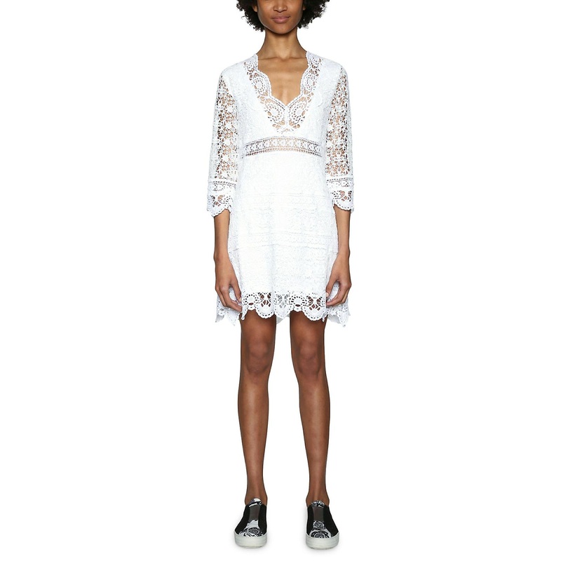Desigual Women’s Isabel Crochet Lace Dress | Fruugo SG
