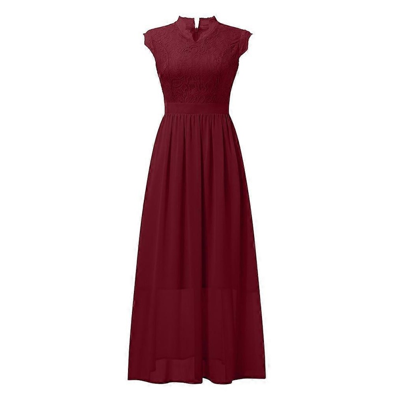 Ladies Ball Gown Maxi Long Evening Dresses Elegant for Wedding Lace Cocktail Dress | Fruugo SG