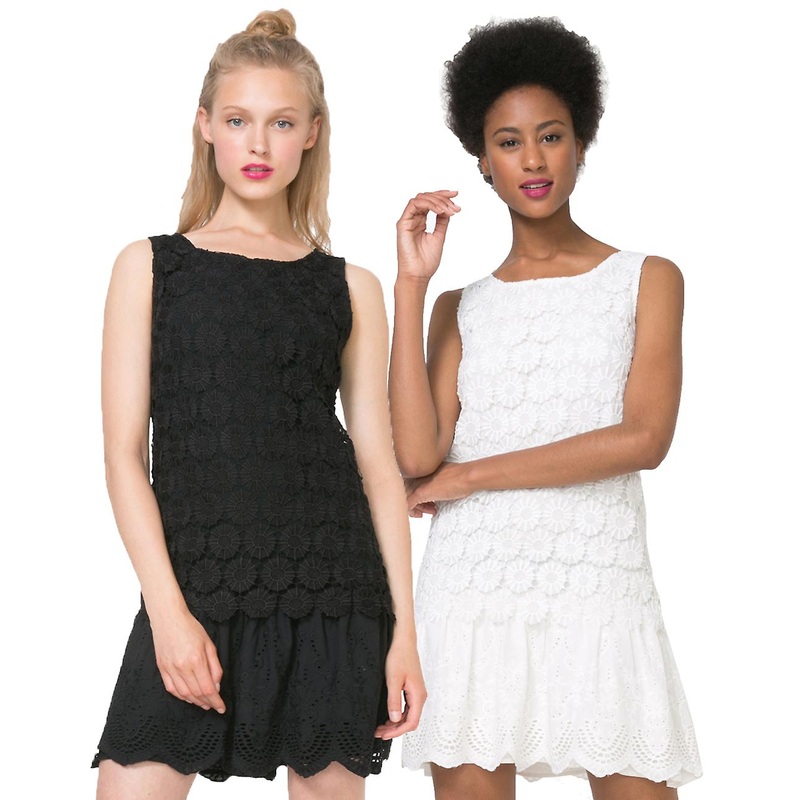 Desigual Women’s Broderie Anglais Barcelona Dress | Fruugo SG