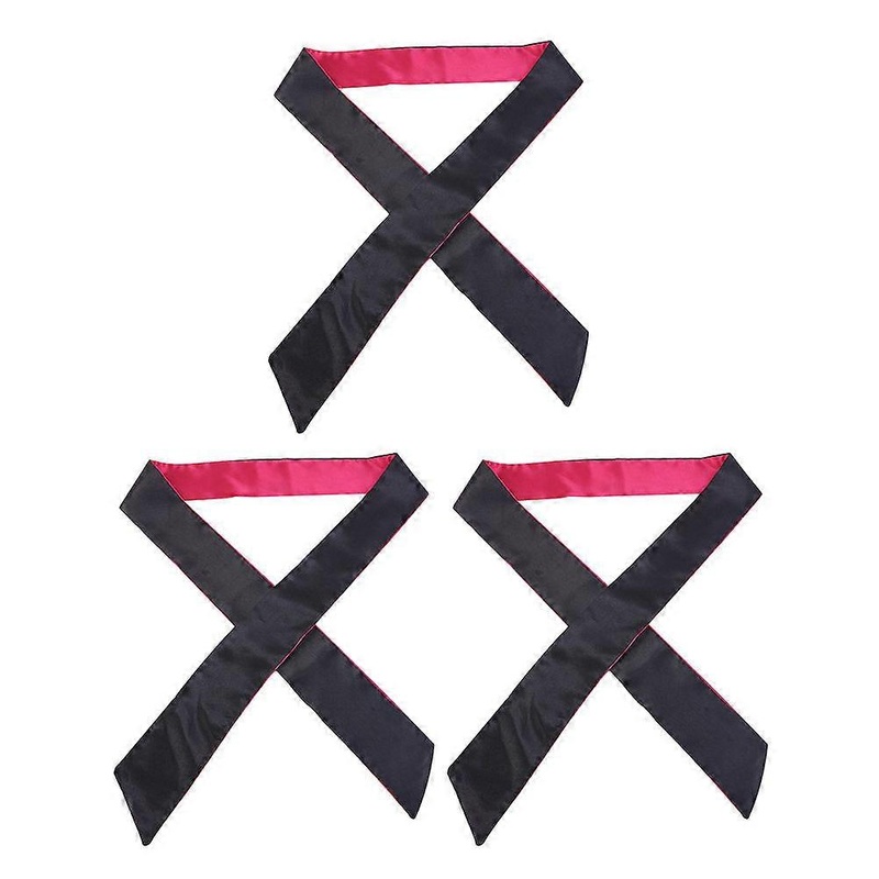 Dressing Gown Belt Satin Ribbons Tie Wedding Rosy Red 160X7X0.3CM 3Pcs | Fruugo SG