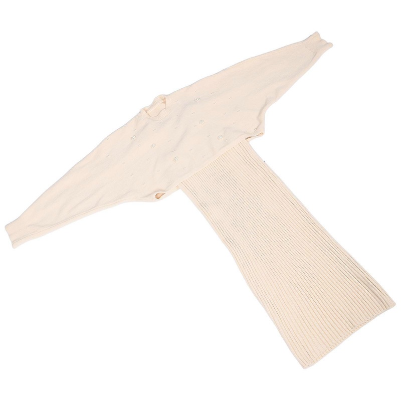 Women Outfits Knit Sweater Dress Sets For Formal Events Fitted Cut Stylish Appearance Beige S 1Set | Fruugo SG