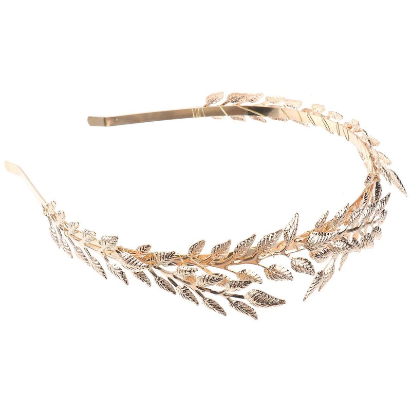Leaf Crown Headband Wedding Bridal Headpiece Artificial Leaves Headband For Bride Prom Birthdays 1Set | Fruugo SG