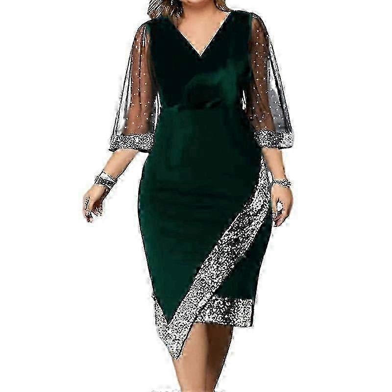 Sexy Elegant Women’s Rhinestone Mesh See-Through Bodycon Dress – Nightclub Party Outfit for Stunning Looks | Fruugo SG