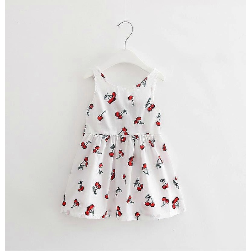 Spring Autumn Cute Cherry Girls Sleeveless Dresses For Party Princess Dress Lovely Girls Dresses Costume For Kids Vestido T | Fruugo SG