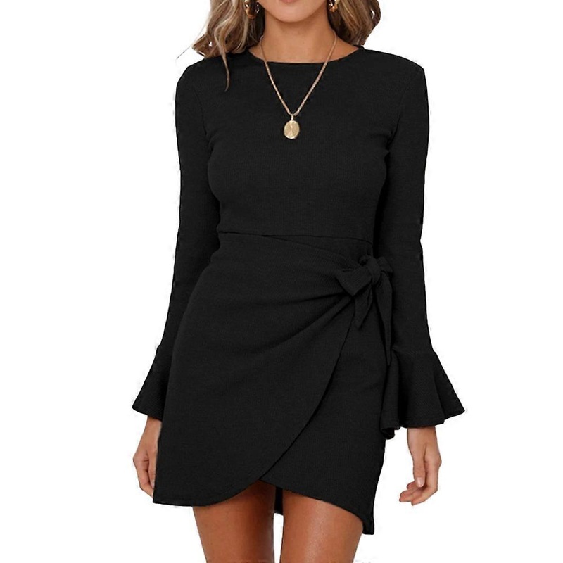 Women’s Long Sleeve Bodycon Pullover Elegant Mini Dress, gift for women | Fruugo SG