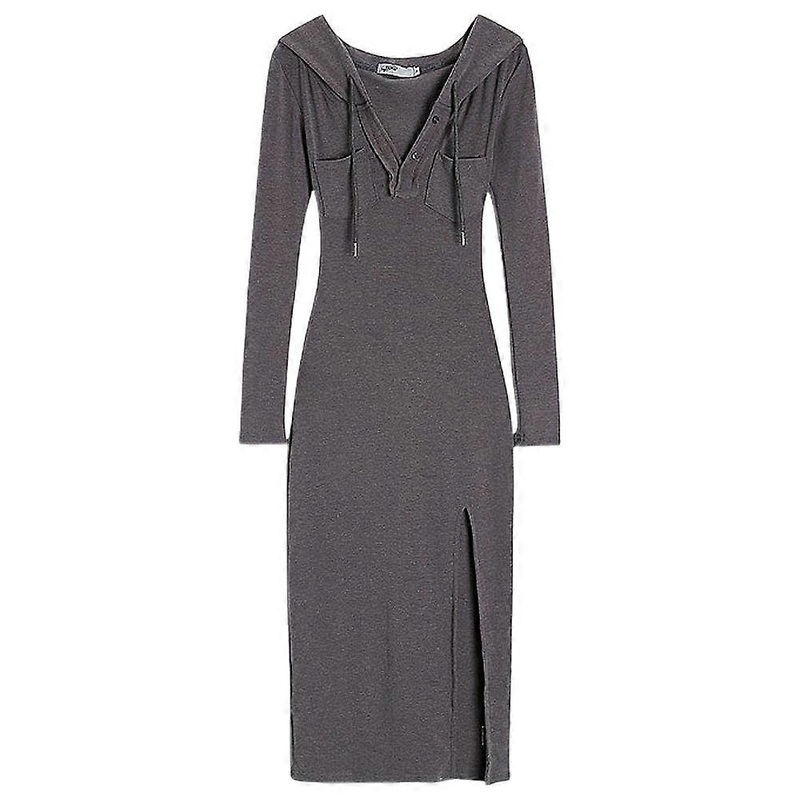 Women’s Sexy Long Sleeve Ruched Button Down Front Mini Shirts Dress | Fruugo SG
