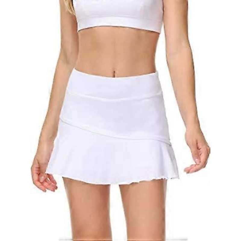 Women’s Athletic Tennis Skirts Lightweight Golf Running Workout Skorts with Sports Shorts-Women’s skirt yoga short skirt fitness abdomen sports skirt | Fruugo SG