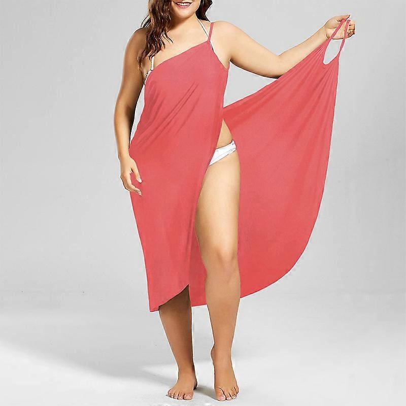 Women Summer Cover Up Swim Bikini Long Maxi Wrap Beachwear Dress Plus Size | Fruugo SG