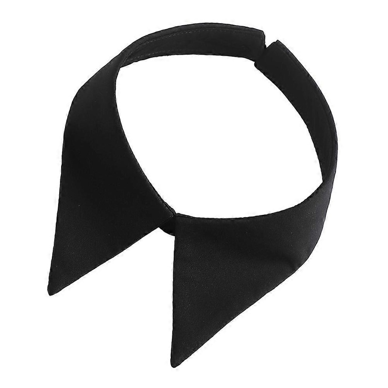 V-Neck Dickey Collar for Women Black Chiffon Clothes Accessory Decorative 1Pcs | Fruugo SG