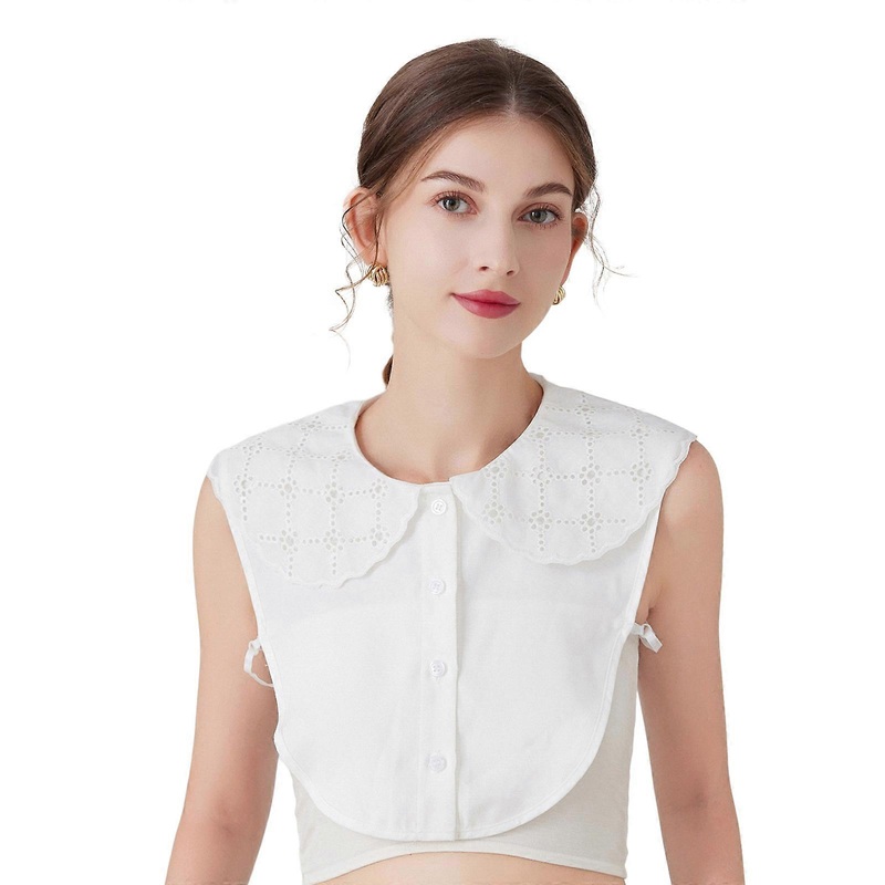 Elegant Hollow out Lace Detachable Collar Ladies Sweater Shirt Sewing Supplies Lace Collar Wedding Dress Supplies  White | Fruugo SG