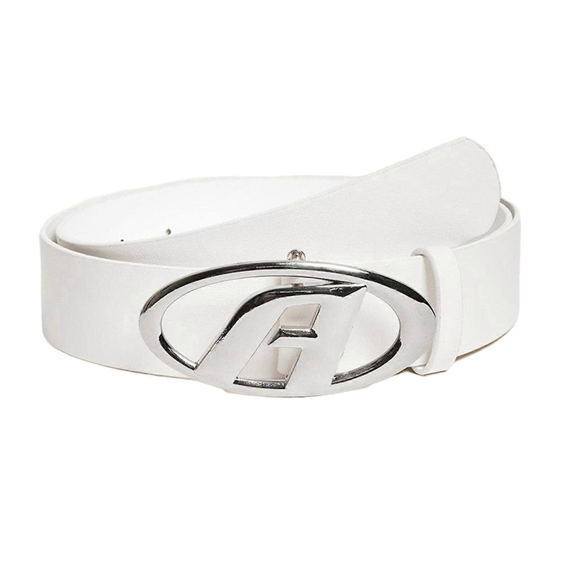 Fashion Hot Girls Letter Shape Buckle Waist Straps White/Black Color Belt Y2K Coat Dress Ladies Thin Formal Waistband  White | Fruugo SG