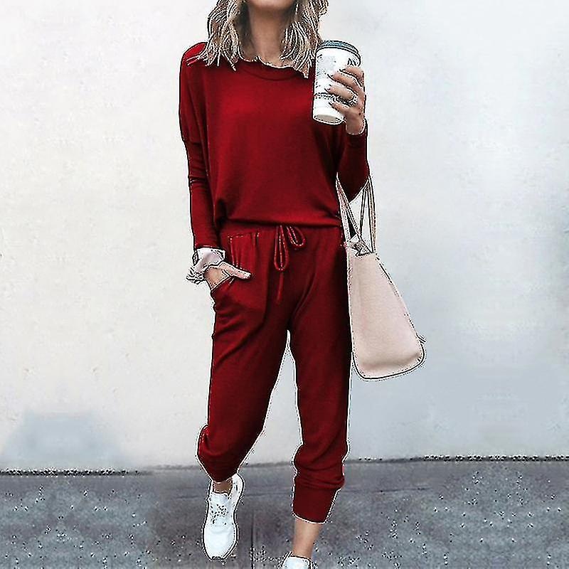 Lounge Sets For Women Two Piece Outfits With Pockets Loose Fit | Fruugo SG