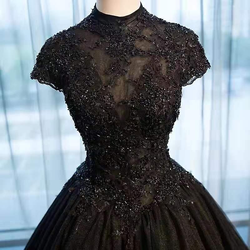 Black Lace High Neck Tutu Skirt Costume | Fruugo SG