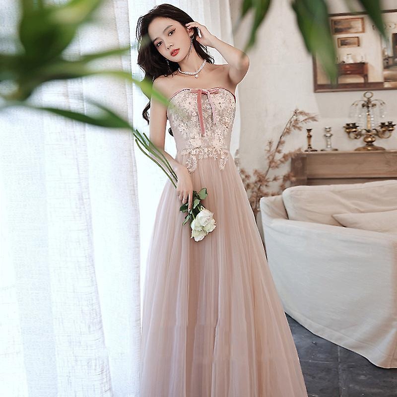 Elegant Tube Lace Sequined Ball Gown Pageantry Gown Prom Gown | Fruugo SG