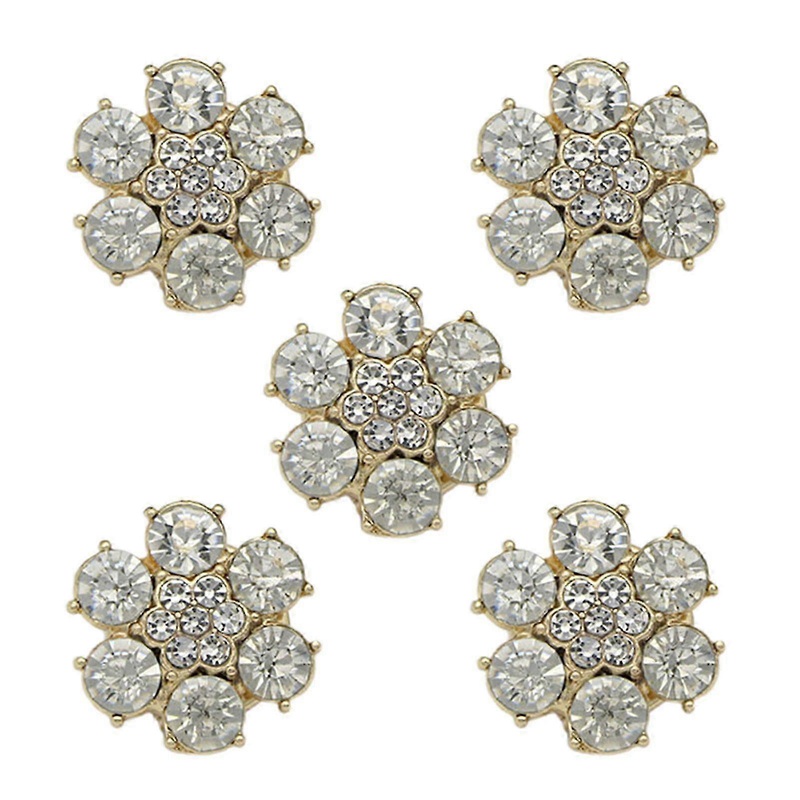 5Pcs No Sew Rhinestone Flower Button Covers for Blouses Dresses Coats – Instant Removal Decorative Cufflinks | Fruugo SG