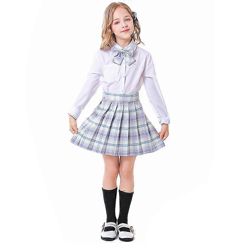Girls jk uniform dress raspberry black tea girls daily student college style plaid dress performance costume | Fruugo SG