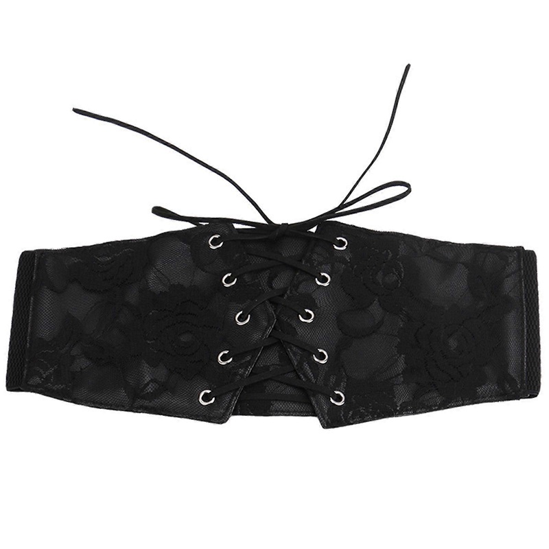 Ladies Lace Pattern Waist Belt Elastic Rope Corset with Snap Buckle Universal Women Summer Dress Shirt Coat Corset | Fruugo SG
