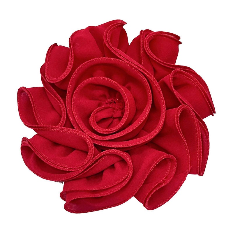 Stylish Polyester Flower Patches Versatiles Flower Decoration Dress Embellishment for Women’s Clothing  Red | Fruugo SG