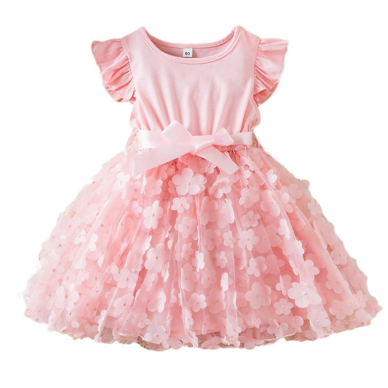Toddler Girl Tulle Dress Summer Ruffle Sleeveless Baby Girl Casual Tutu Dresses | Fruugo SG