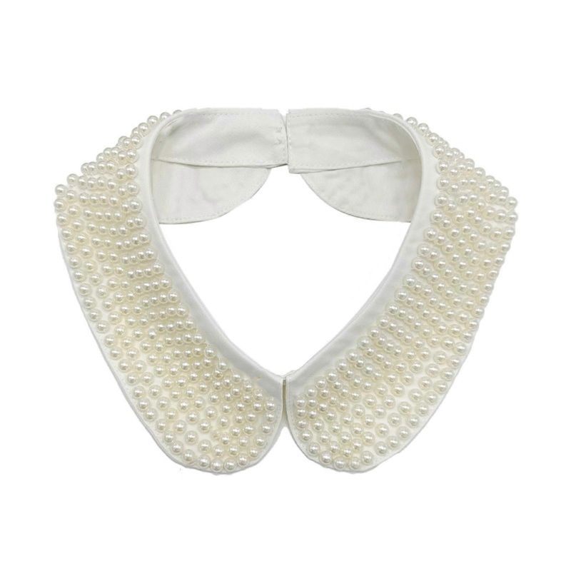White Bead Decorated Collar Versatiles Elegant Collar New Lolitas Women’s Collar for Shirts Sweaters And Dresses  White | Fruugo SG