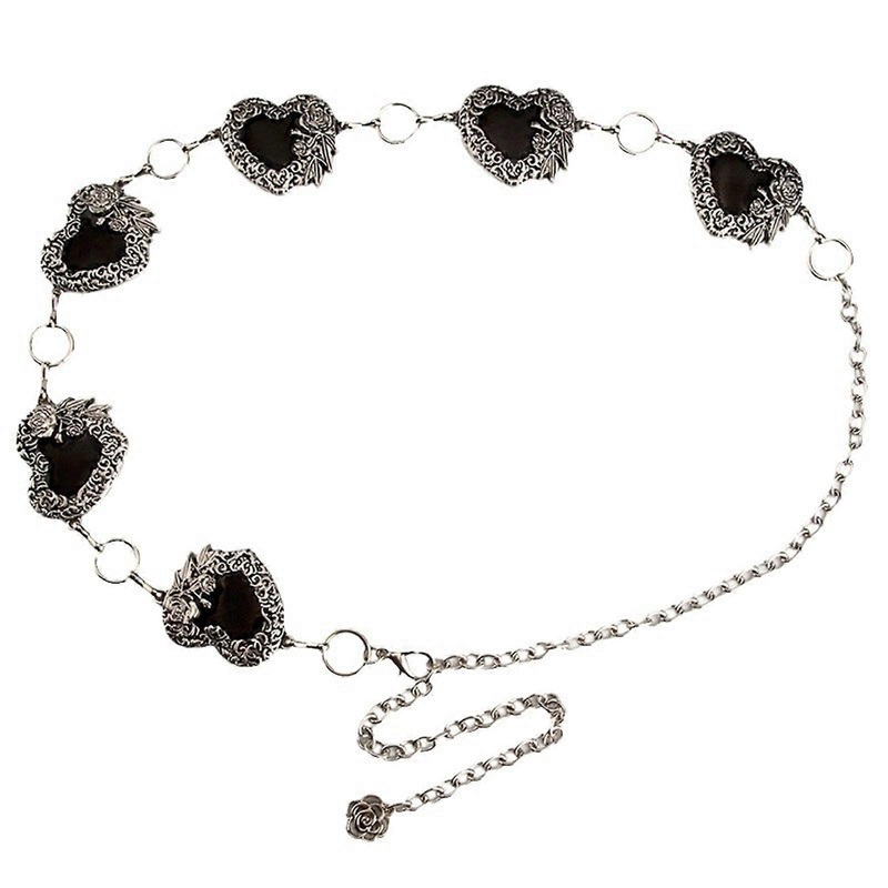 Women’s Waist Chain Elegant Waistband Fashion Body Chain Adjustable Chain Belt for Fashionable Outfits  Black | Fruugo SG