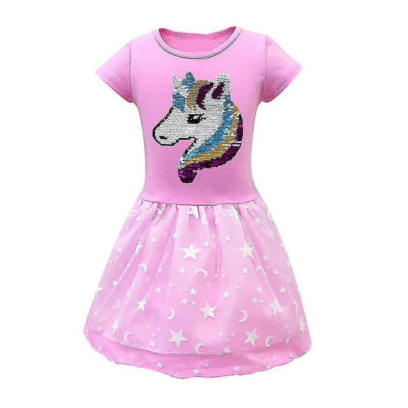 Kids Girls Unicorn Princess Dress Birthday Party Prom Swing Dresses | Fruugo SG