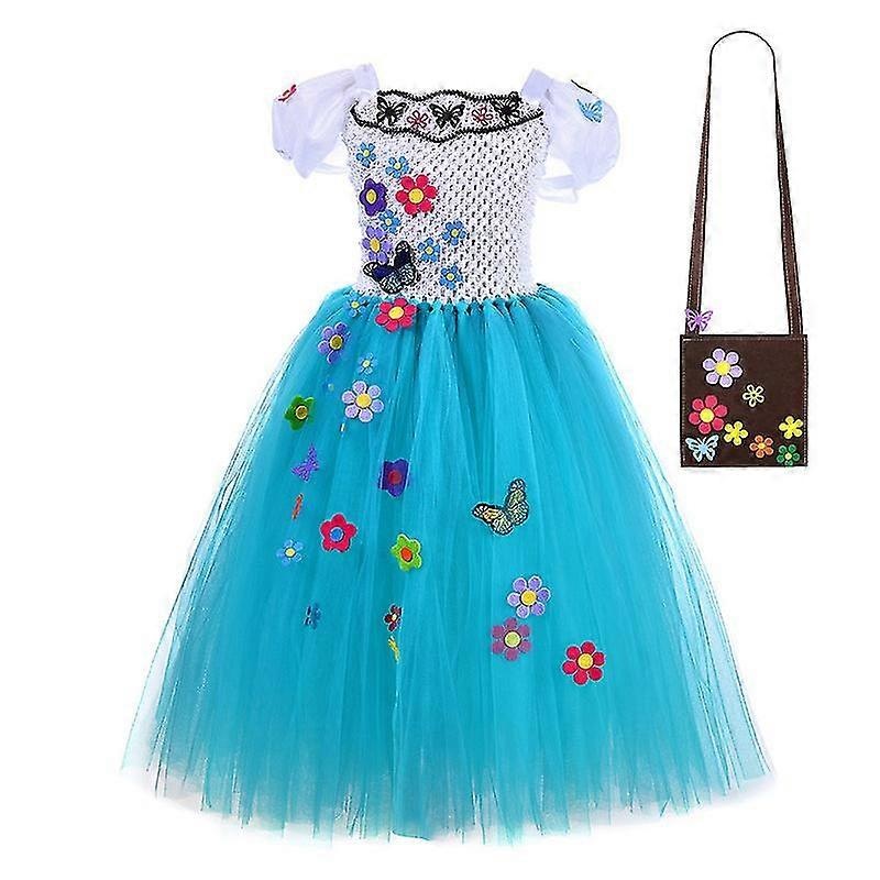 Magic Full House Kids’ Dress Mirabel Bubble Sleeve Cartoon Animation Character Party Dress Girl Gift | Fruugo SG