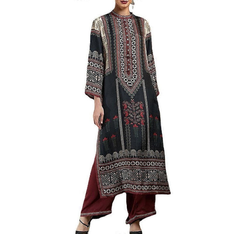 Women’s bohemian dress Middle East  robe bathrobe robe | Fruugo SG