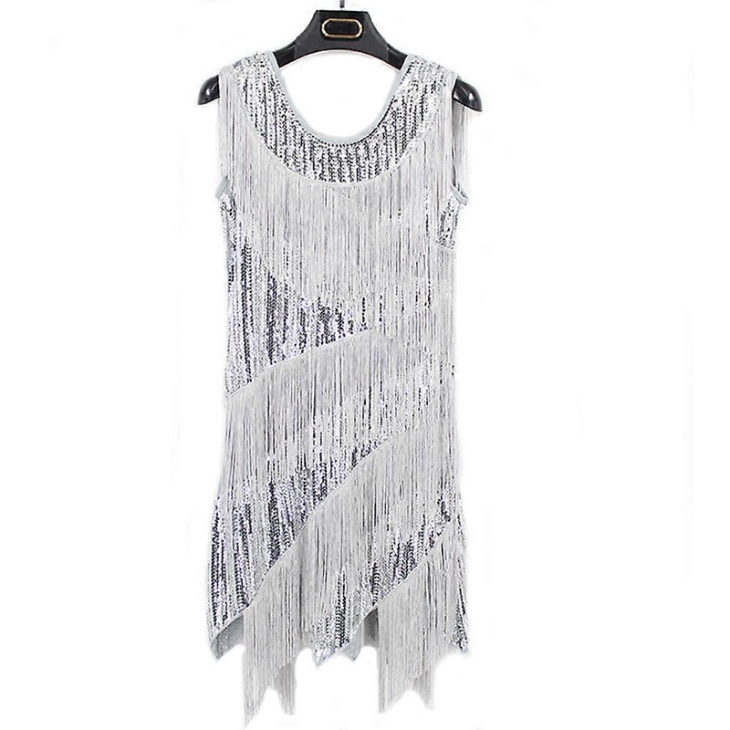 Women’s Party Dress Sequined Fringe Samba Rumba Latin Dance Dress | Fruugo SG