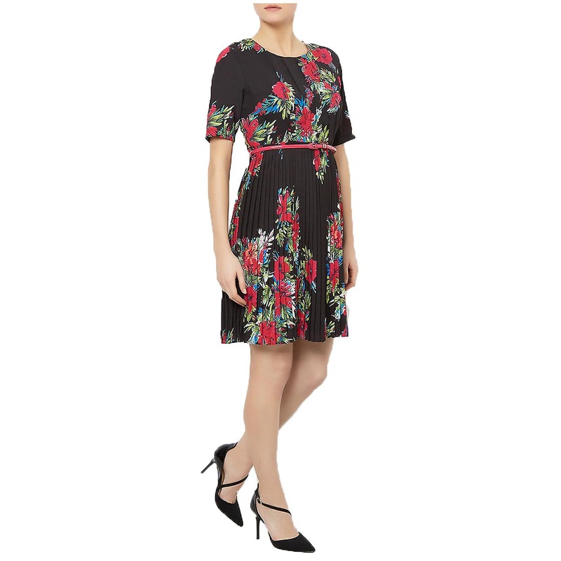 Darling Women’s Floral Raquel Pleated Dress | Fruugo SG