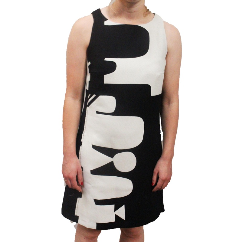 Desigual by L Women’s White & Black Uma Shift Dress | Fruugo SG