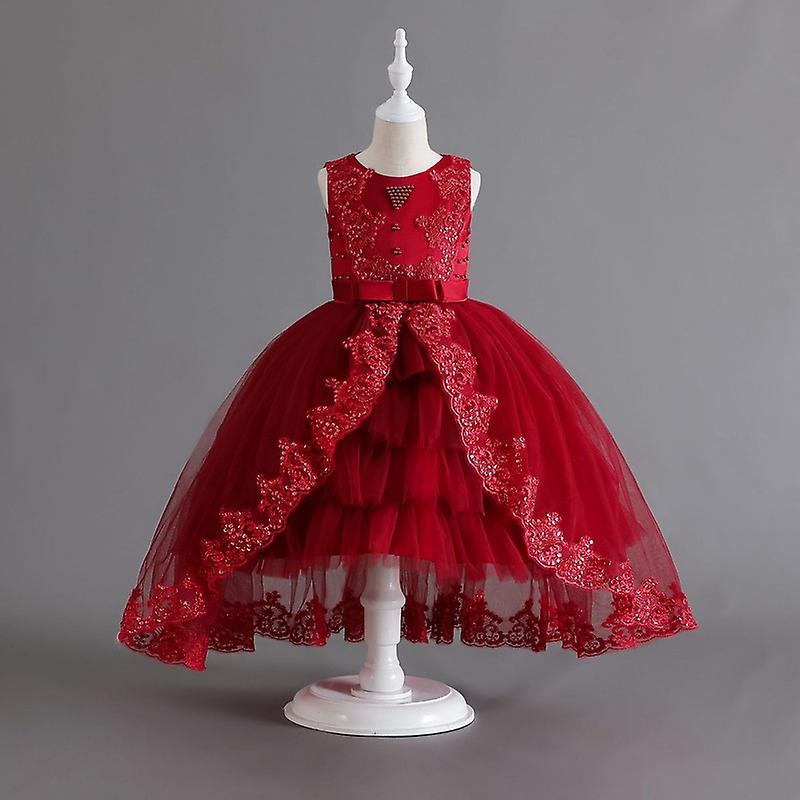 Flower Girls Bridesmaid Dress Princess Birthday Wedding Party Tulle Pegeant Evening Formal Prom Dress 4-13 Years | Fruugo SG