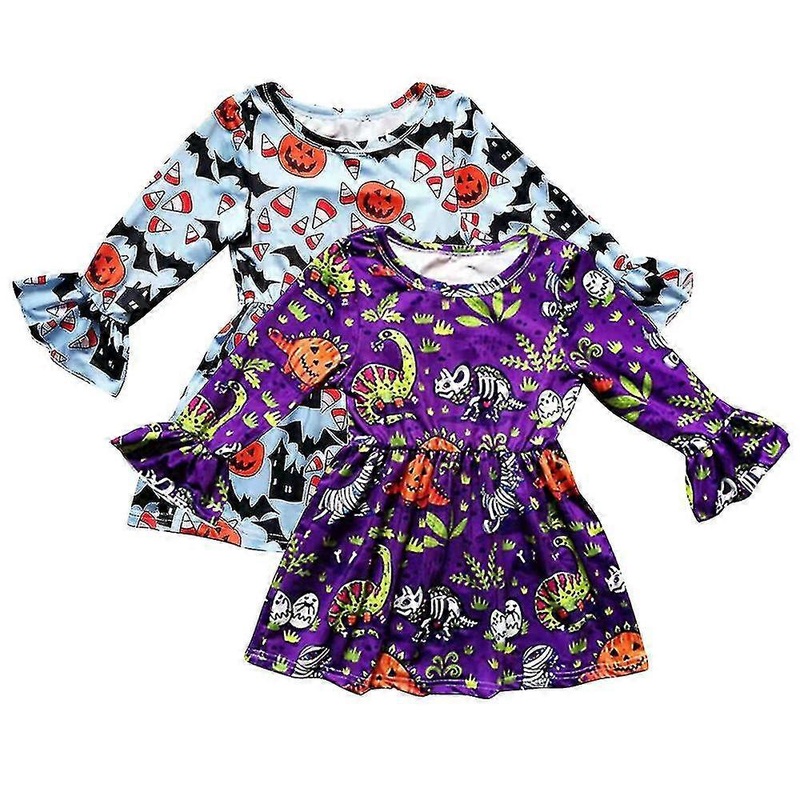 Halloween Children’s Dress Trumpet Sleeves | Fruugo SG