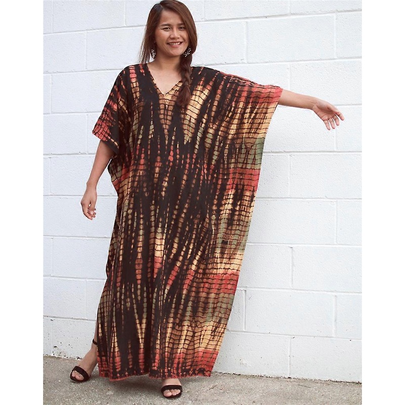 Women’s Beach Blouse Printed Beach Long Dress Cover-up Dress Sundress DN0016 | Fruugo SG